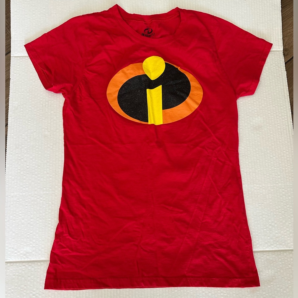 Disney Pixar Womens The Incredibles Red T-Shirt